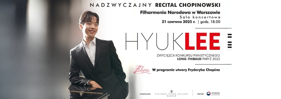Hyuk Lee Recital Fortepianowy Filharmonia Narodowa