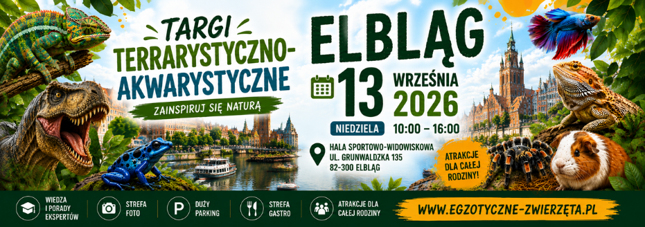 Baner reklamowy: Egzotyczne Zwierzęta