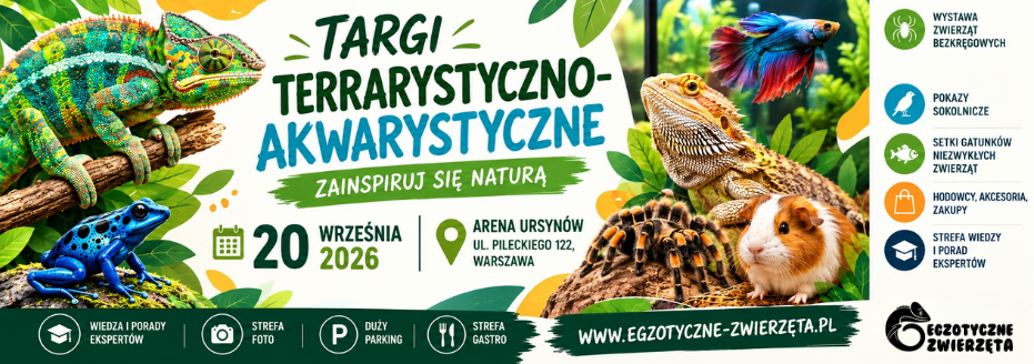 Baner reklamowy: Egzotyczne Zwierzęta