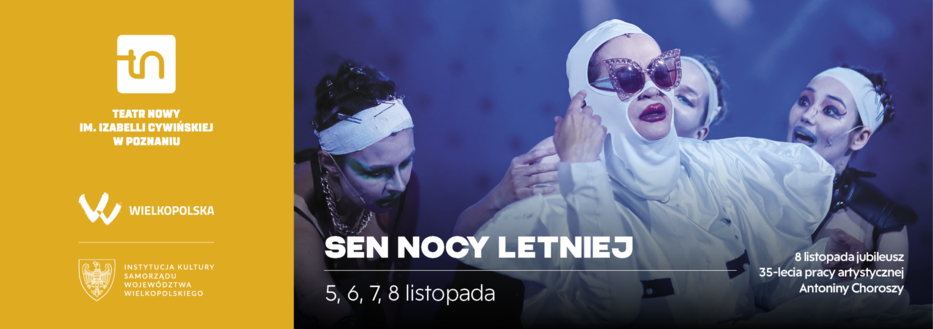 Baner reklamowy: Teatr nowy w Poznaniu