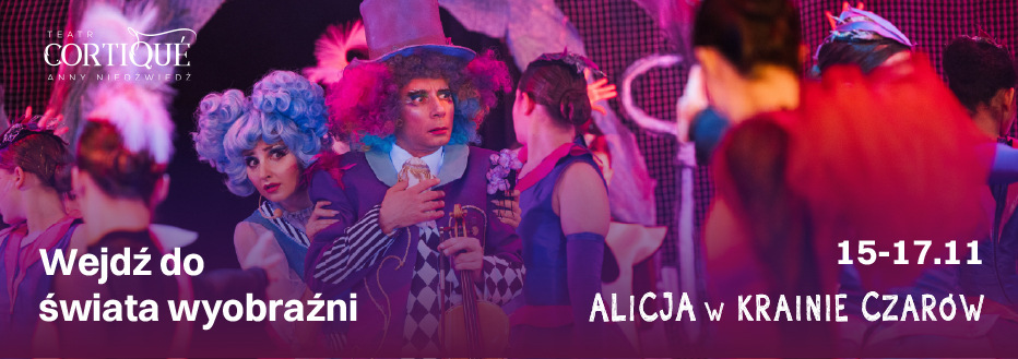 Baner reklamowy: Teatr Cortique Anny Niedźwiedź