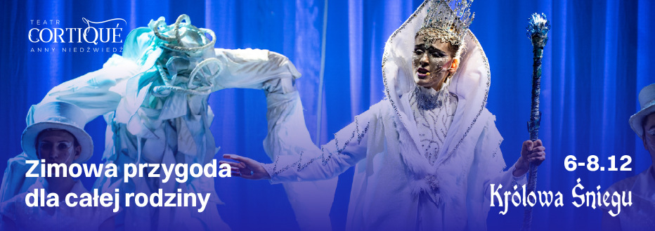 Baner reklamowy: Teatr Cortique Anny Niedźwiedź