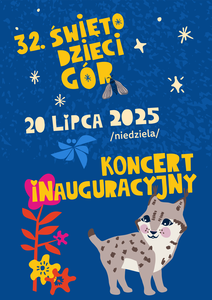 Grafika reklamowa 32. Międzynarodowego Festiwalu Dziecięcych Zespołów Regionalnych ŚWIĘTO DZIECI GÓR