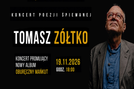 Tomasz Żółtko - koncert poezji śpiewanej