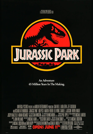 Plakat filmowy Park Jurajski