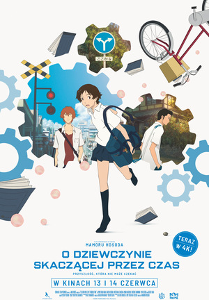 Plakat filmowy Hosoda. O dziewczynie skaczącej przez czas