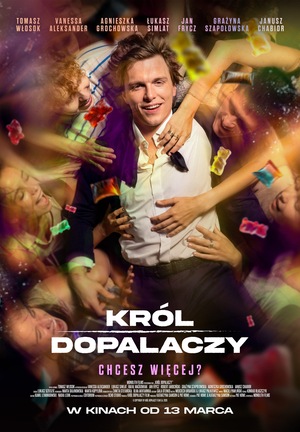 Grafika reklamowa do filmu Król dopalaczy