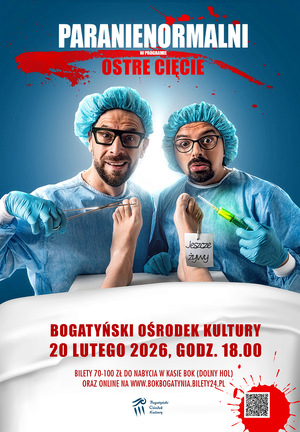 Grafika reklamowa Kabaretu Paranienormalni