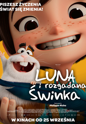 Grafika reklamowa do filmu Luna i rozgadana świnka.