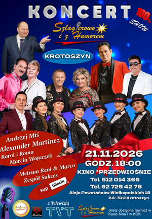 Plakat koncertu