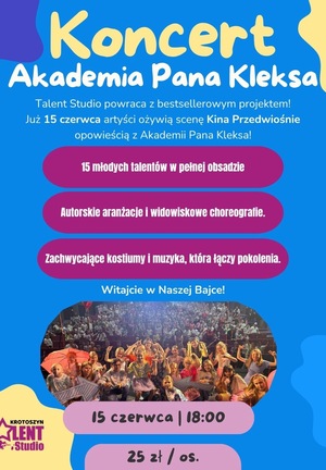 Plakat koncertu