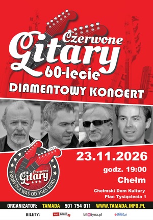 Grafika reklamowa - Czerwone Gitary