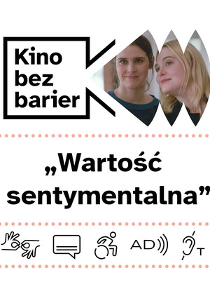 Kolorowe zdjęcie z filmu. Dwie młode kobiety robią selfie telefonem. Uśmiechają się.