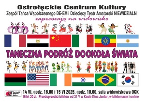 TANECZNA PODRÓŻ DOOKOŁA ŚWIATA - widowisko taneczne 