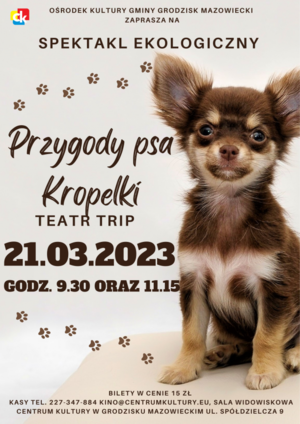 Spektakl ekologiczny - "Przygody Psa Kropelki"