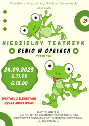 Niedzielny teatrzyk - "Benio w opałach"