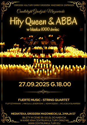 Candlelight Grodzisk Mazowiecki "Hity Queen & ABBA"