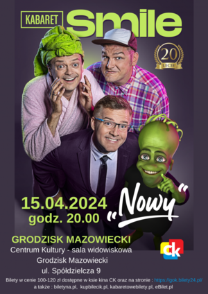 Kabaret SMILE - "NOWY" program na 20-lecie