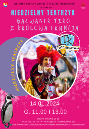Niedzielny teatrzyk - "Bałwanek Tiko i Królowa Fruncja"