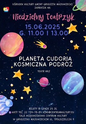 Niedzielny teatrzyk - "Planeta Cudoria. Kosmiczna podróż"