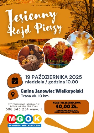 Jesienny Rajd Pieszy - Marsz Pieczonej Pyry
