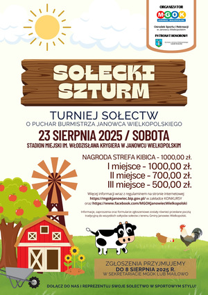 SOŁECKI SZTURM 2025 – Turniej Sołectw Gminy Janowiec Wielkopolski