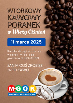 WTORKOWY KAWOWY PORANEK W WIEŻY CIŚNIEŃ