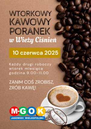 WTORKOWY KAWOWY PORANEK W WIEŻY CIŚNIEŃ