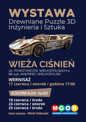 Wernisaż wystawy „Drewniane puzzle 3D – inżynieria i sztuka