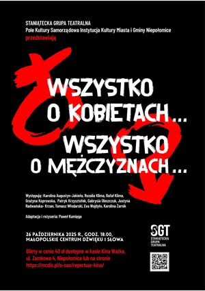 WSZYSTKO O KOBIETACH... WSZYSTKO O MĘŻCZYZNACH... | Staniątecka Grupa Teatralna 