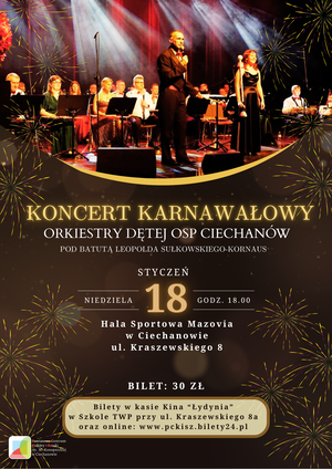 Koncert Karnawałowy Orkiestry Dętej OSP Ciechanów