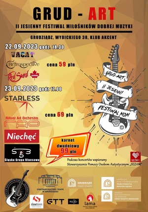 II Jesienny Festiwal Muzyczny Grud-Art 22.09.23