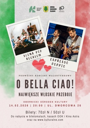 "O Bella Ciao. Największe włoskie przeboje” | Espresso Doppio & Scena Pod Regałem