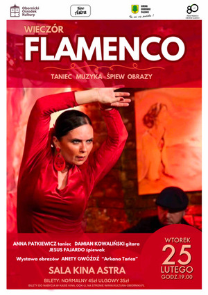 Wieczór Flamenco i wernisaż obrazów Anety Gwóźdź