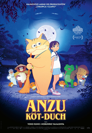 Plakat filmowy Anzu. Kot-duch