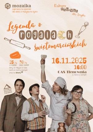 Grafika - Legenda o rogalach świętomarcińskich