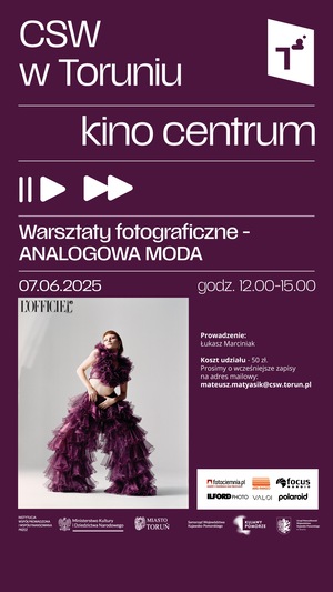 Warsztaty fotograficzne - analogowa moda
