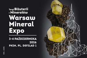 Grafika reklamowa - Warsaw Mineral Expo 2026 - Targi Biżuterii i Minerałów