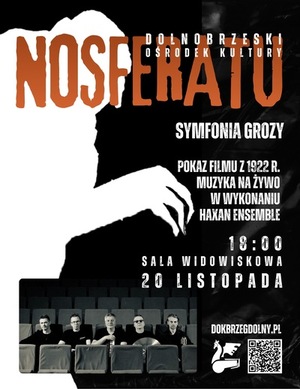 Nosferatu - symfonia grozy z muzyką na żywo Brzeg Dolny