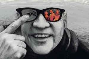 Grafika reklamowa koncertu Spacer z Lubomskim