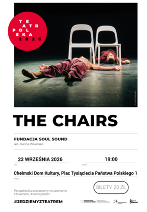 Grafika do spektaklu Teatr Polska - The Chairs