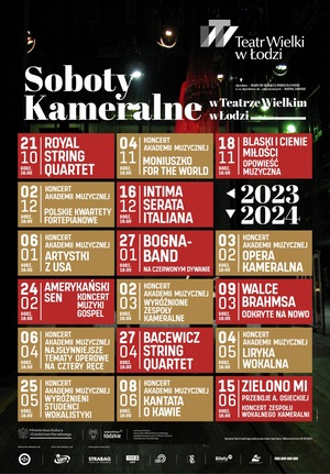 SOBOTY KAMERALNE - Koncert Akademii Muzycznej - Najsłynniejsze tematy operowe na  cztery ręce                    