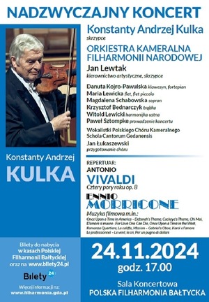 Nadzwyczajny Koncert "Antonio VIVALDI-Ennio MORRICONE"