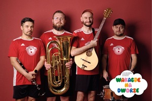 WAKACJE NA DWORZE „Czereśnie w mieście” – koncert muzyczny dla dzieci / Zespół Czereśnie, Kraków 