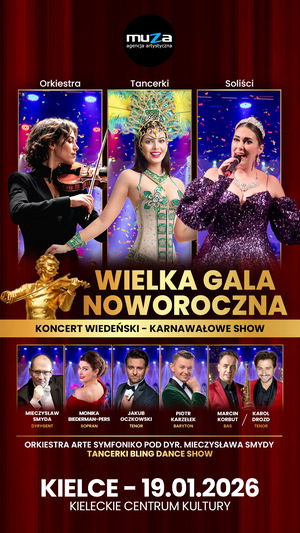 WIELKA GALA NOWOROCZNA Koncert Wiedeński – Karnawałowe Show