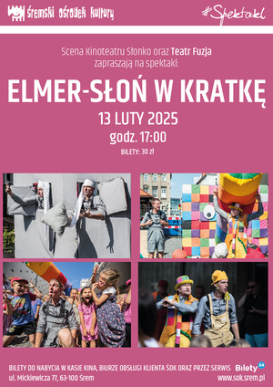 Spektakl - Elmer-słoń w kratkę
