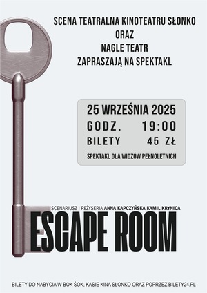Spektakl - ESCAPE ROOM