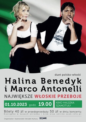 Halina Benedyk i Marco Antonelli