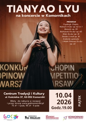 Tianyao Lyu w Komornikach