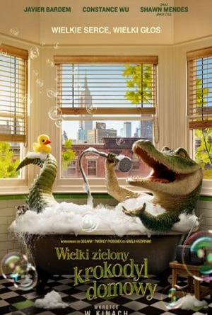 WIELKI ZIELONY KROKODYL DOMOWY